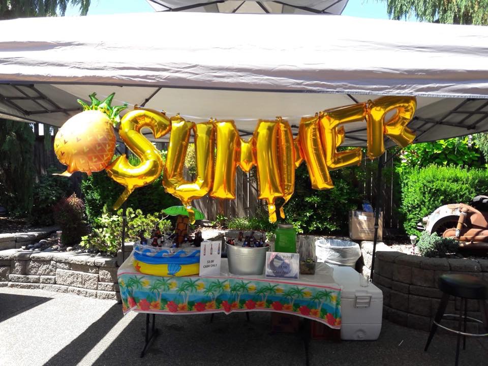 Summer patio party