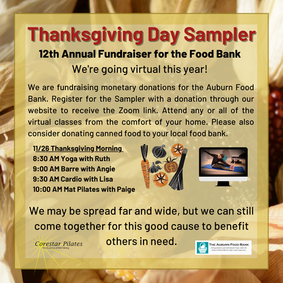 2020 Virtual Thanksgiving Fundraiser - Auburn Food Bank